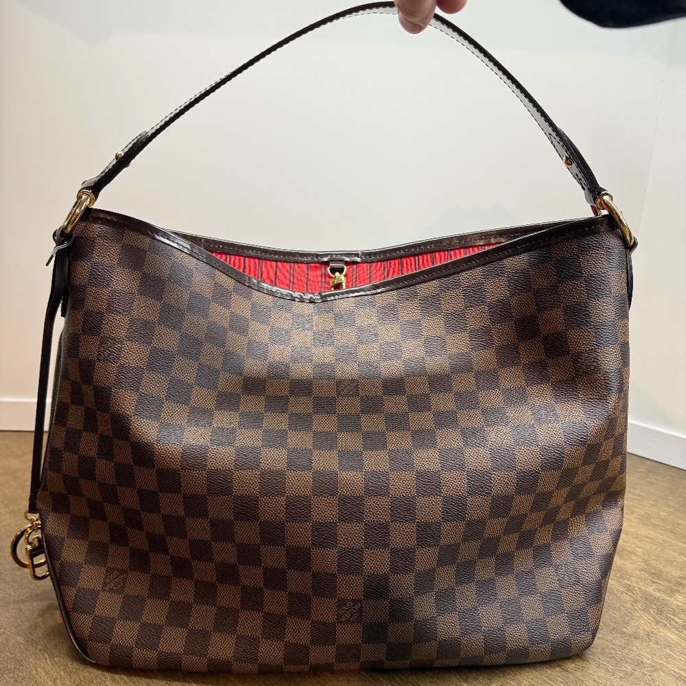 LOUIS VUITTON LV Delightful MM in Damier Ebene